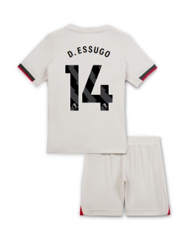 Chelsea Dario Essugo #14 Maglia Gara Trasferta Repliche 2025-26 Bambino Maniche Corte